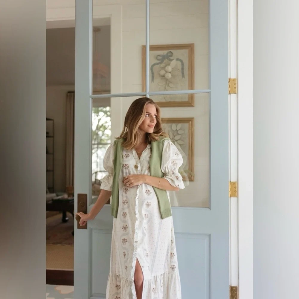 NWT Parterre Celia Dress in Lindel Julia Berolzheimer 4 Cottagecore - Picture 3 of 8
